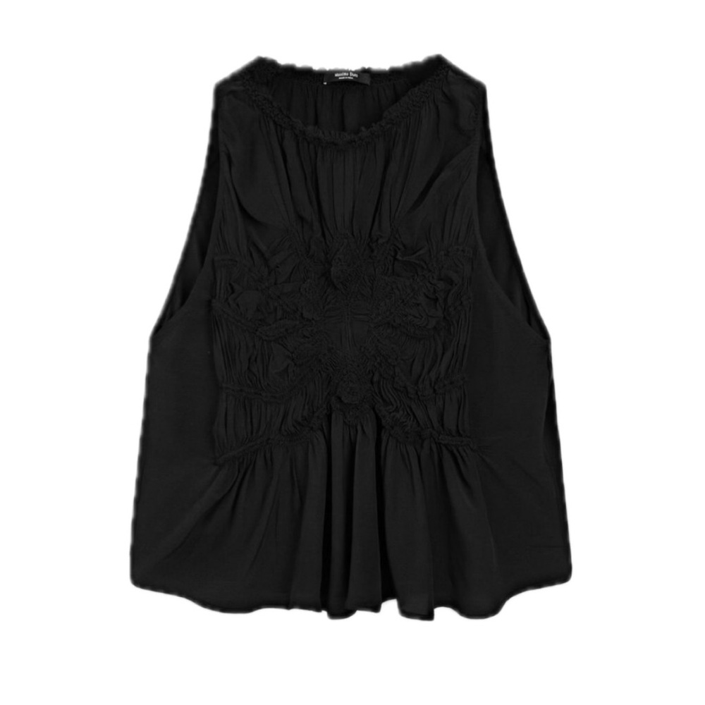 MASSIMO DUTTI BLACK CAMI TOP